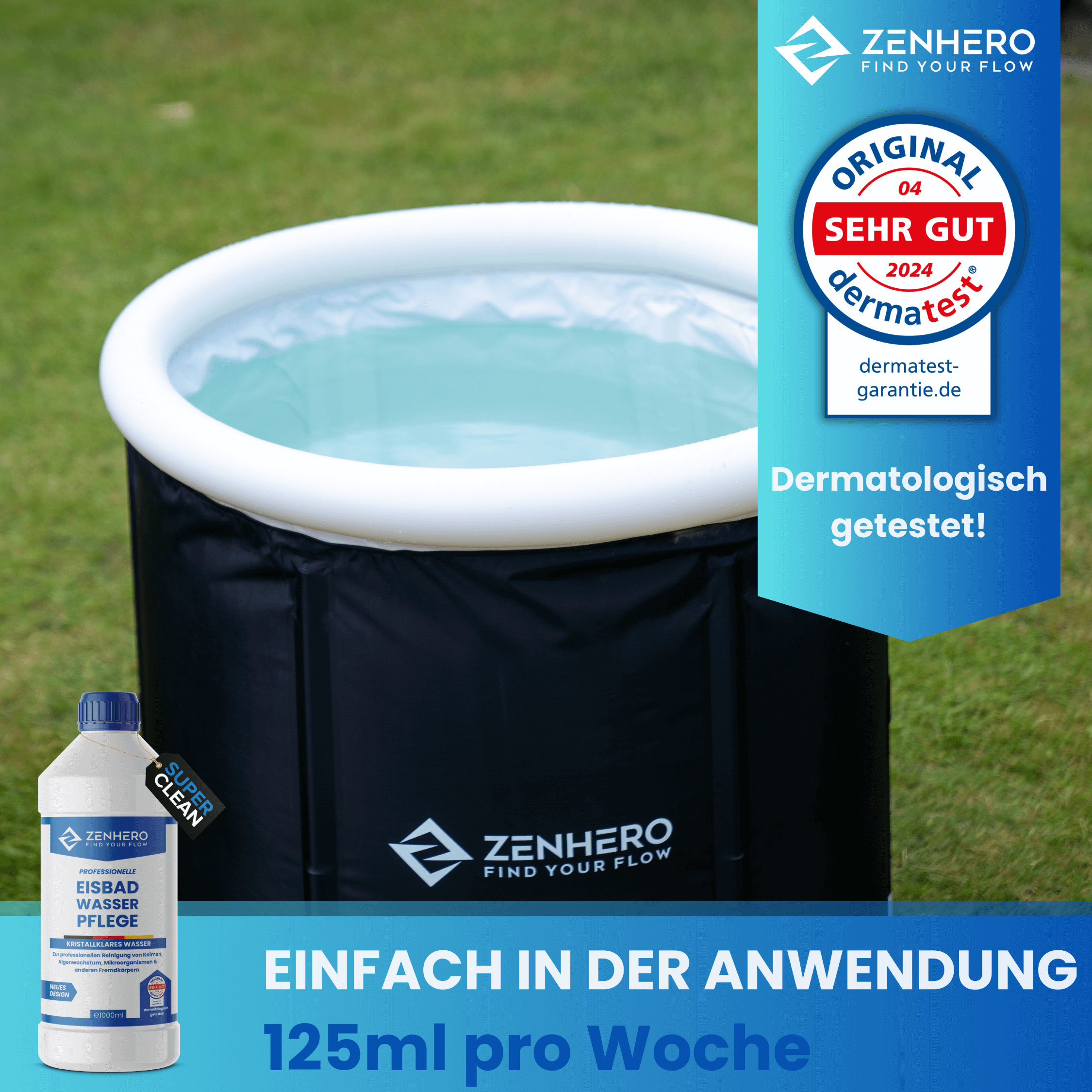 ZENHERO EISBAD MD water clean 1L